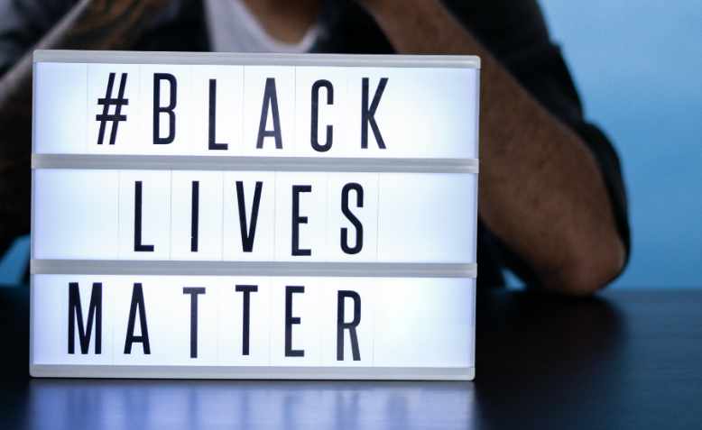 Black Lives Matter graphic. Image: Pexels/Cottonbro 