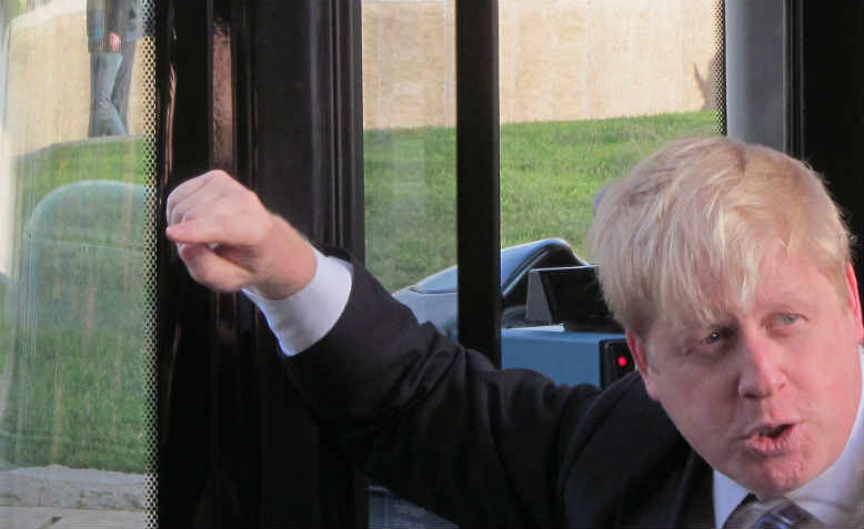 Boris Johnson as London Mayor in 2014. Photo: Flickr/David Holt 