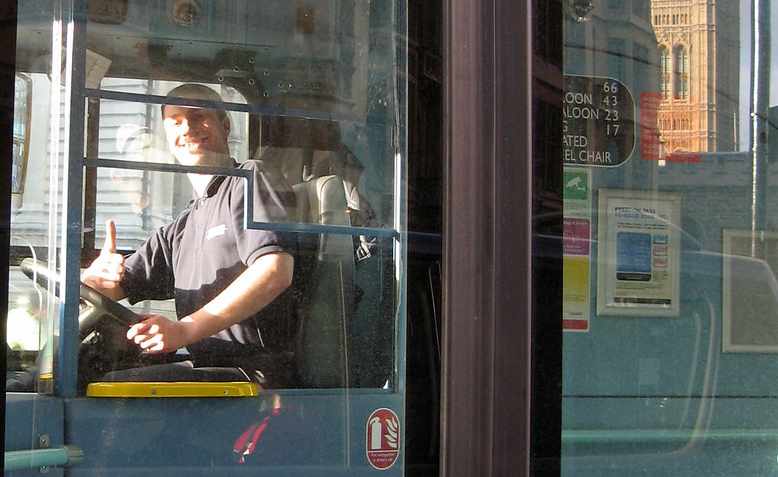 London bus driver in 2008. Photo: Flickr/Pierre Metivier