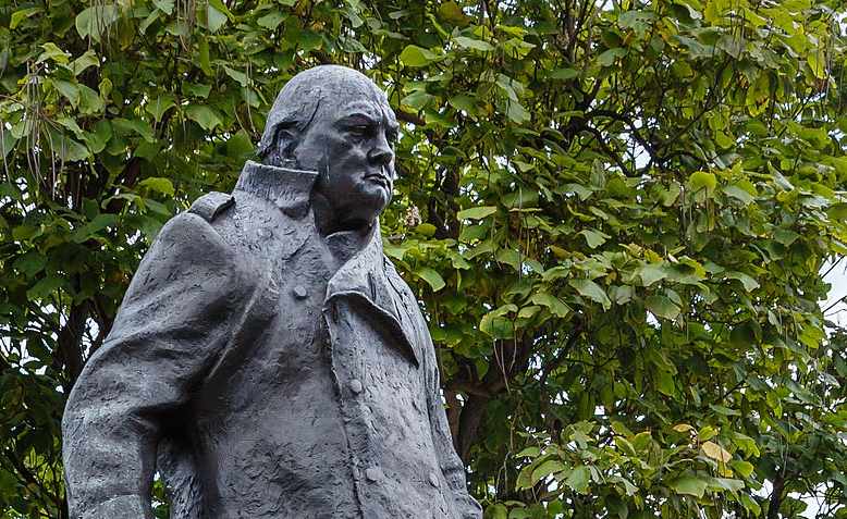 The Churchill statue, Parliament Square. Photo: Wikimedia 