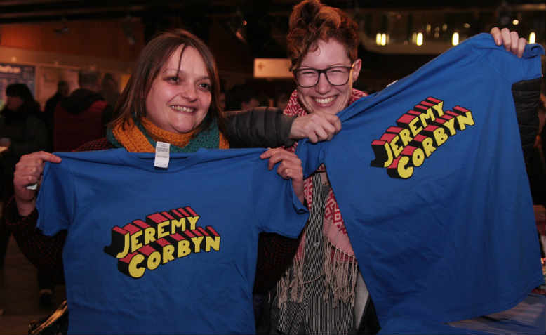 Jeremy Corbyn merchandise on sale. Photo: Facebook/Tanya Hazell 