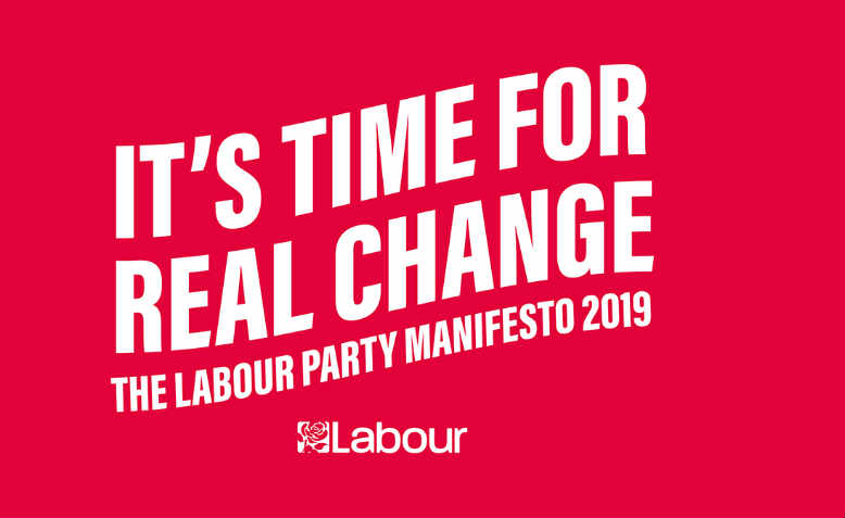 The 2019 manifesto. Image: The Labour party  