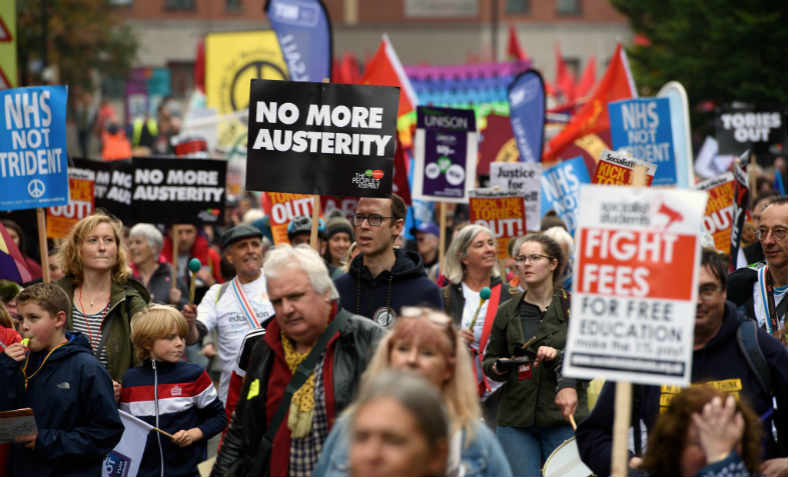 People's Assembly Demonstration Against Austerity, Take Back Manchester Festival 2017. Photo: Jim Aindow