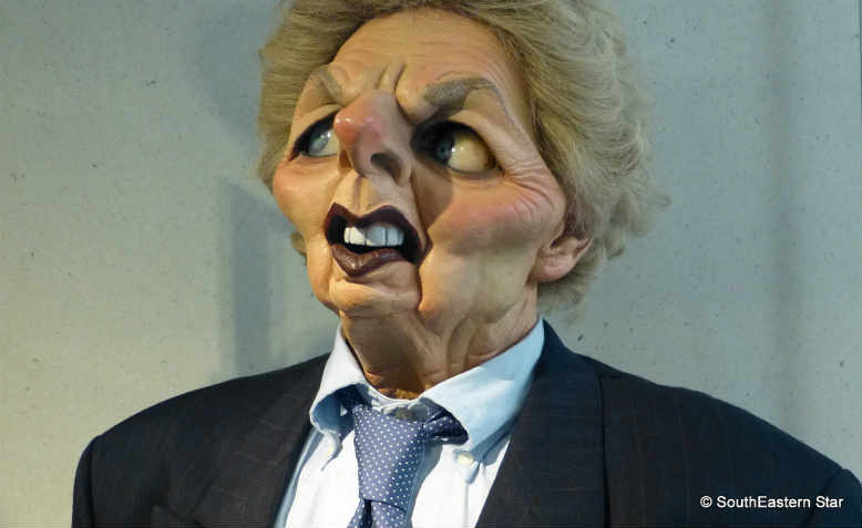 Margaret Thatcher’s Spitting Image puppet, part of the Imperial War Museum’s permanent collection. Photo: Flickr/SouthEastern Star