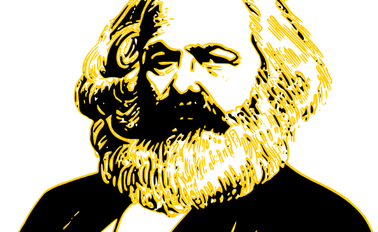 Karl Marx the icon. Graphic: Pixabay/OpenClipart-Vectors