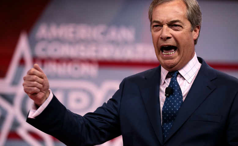 Nigel Farage in National Harbor, Maryland in 2018. Photo: Flickr/Gage Skidmore 