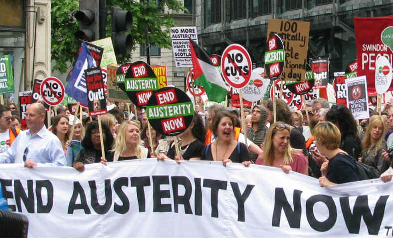 People's Assembly Demonstration against austerity. Photo: Peter Damian