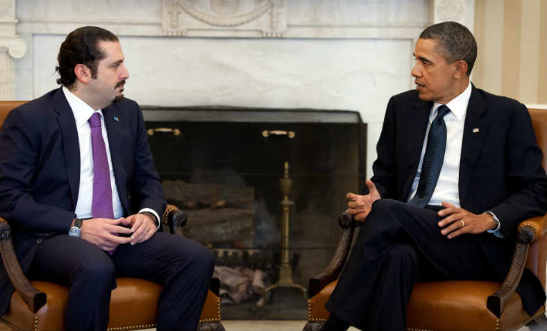 Former Prime Minister Saad Hariri of Lebanon with Barack Obama in 2011. Photo: The White House Archives 