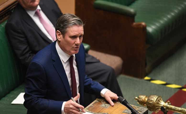 Sir Keir Starmer at PMQs, April 2020. Photo: Flickr/UK Parliament 