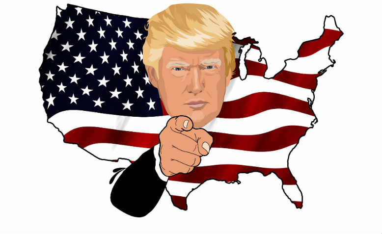 Donald Trump and the USA. Graphic: Pixabay/Geralt 