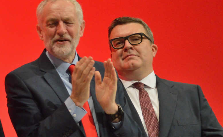 Jeremy Corbyn and deputy leader Tom Watson at Labour Party Conference in 2016. Photo: Wikimedia/Rwendland