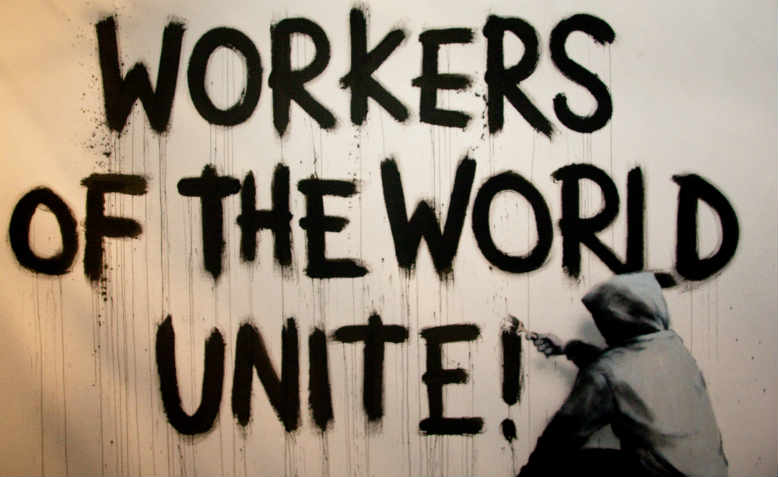 Workers of the world unite! Graphic: Flickr/Jurriaan Persyn