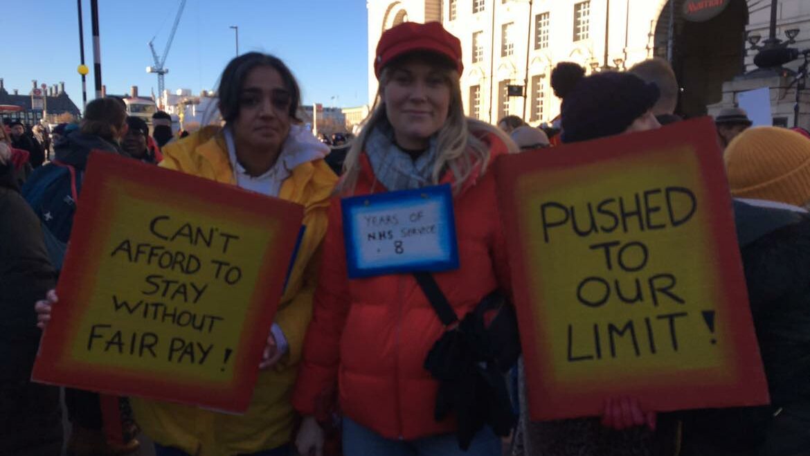 4% won't pay the rent': Nurses begin historic strike