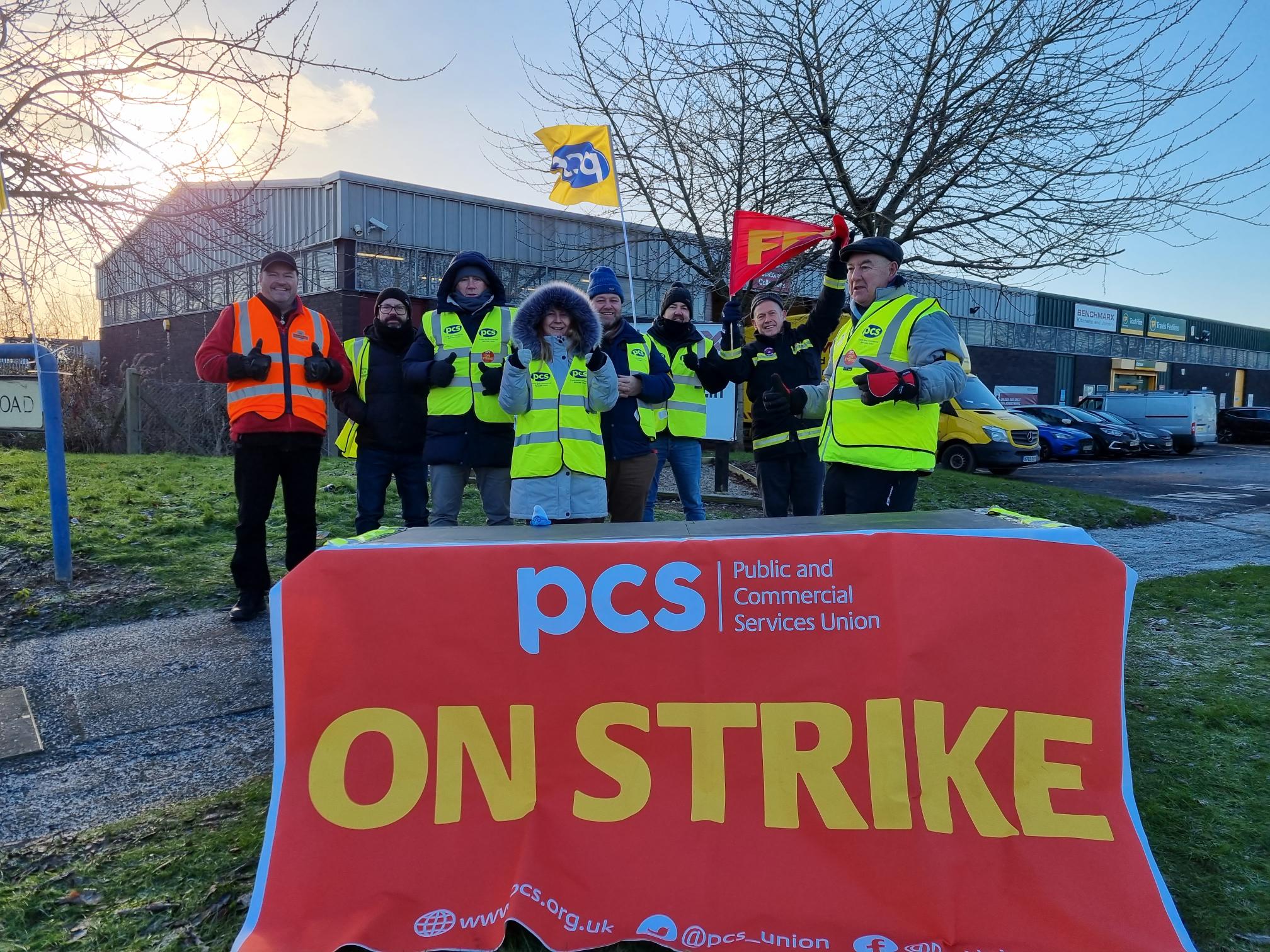 PCS strikers, Middlesbrough