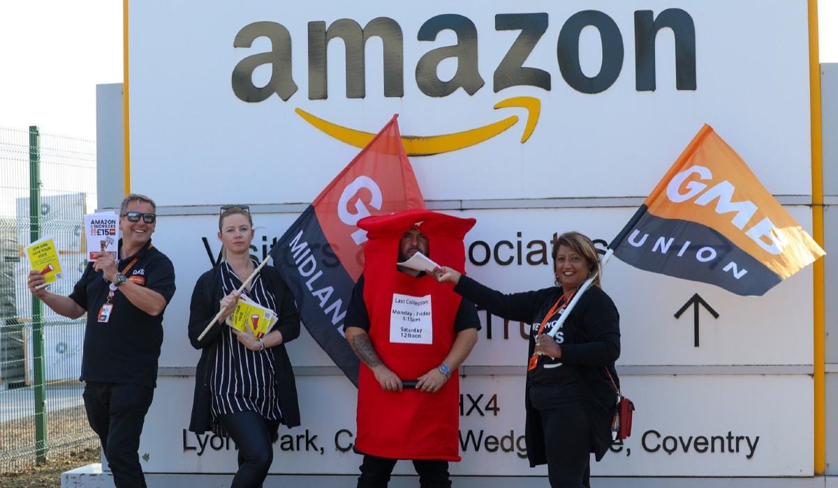 GMB members, Amazon Coventry