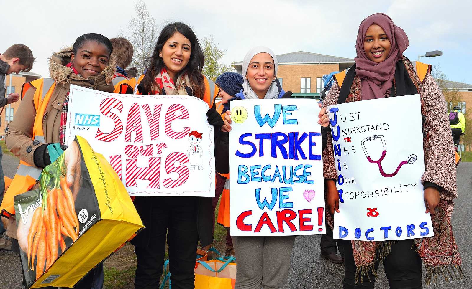 Junior Doctors on strike. Photo: Wikimedia Creative Commons