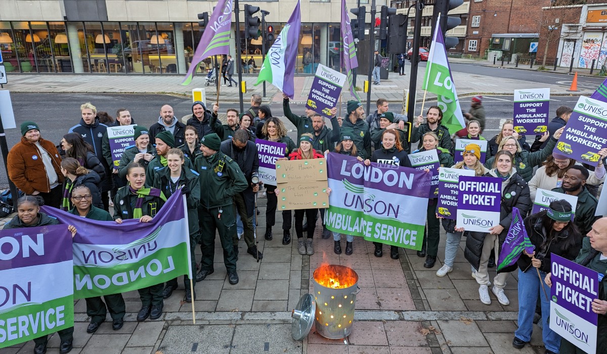 Unison ambulance strike