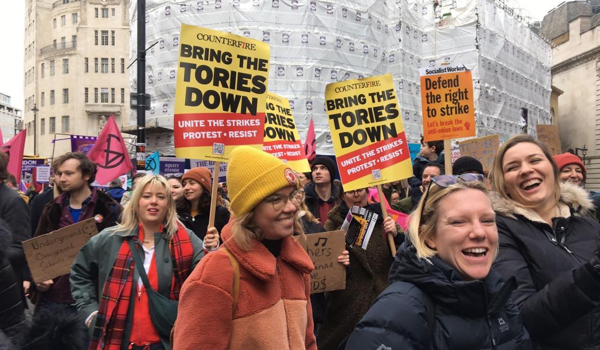 1 February London demonstration