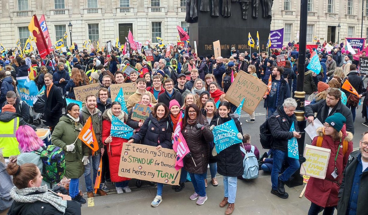 1 Feb strike, London