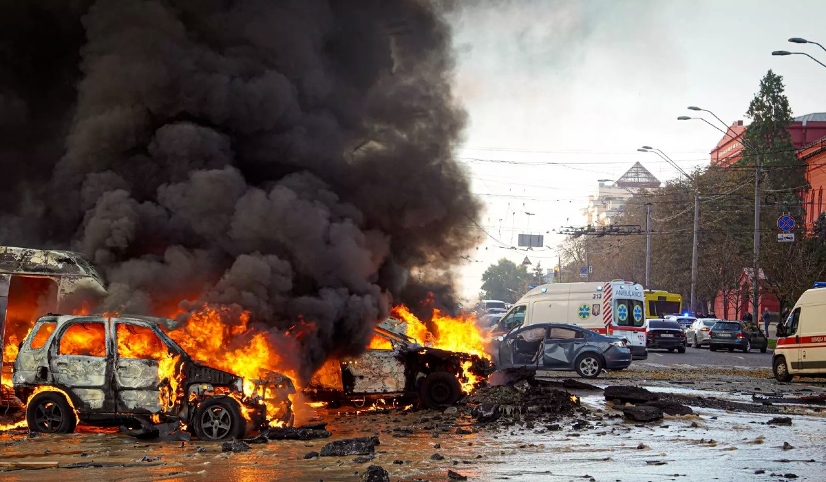 Shelling in Kyiv