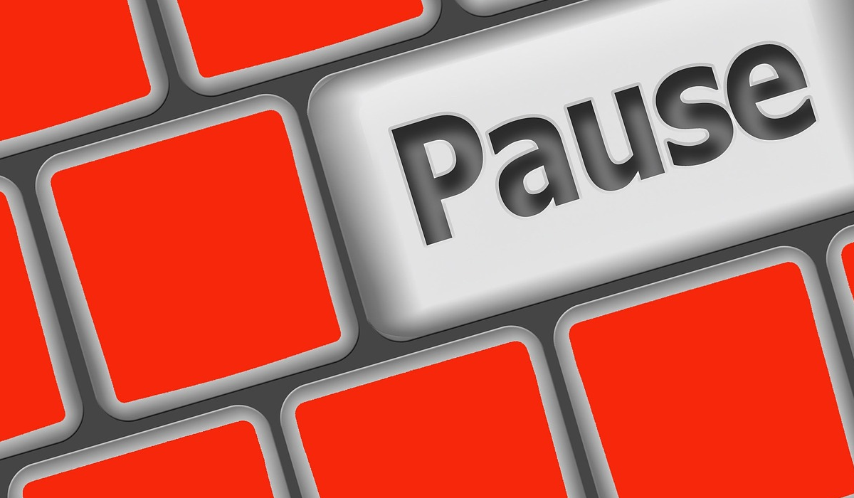 Pause button. Graphic: Pixabay/AndyPandy