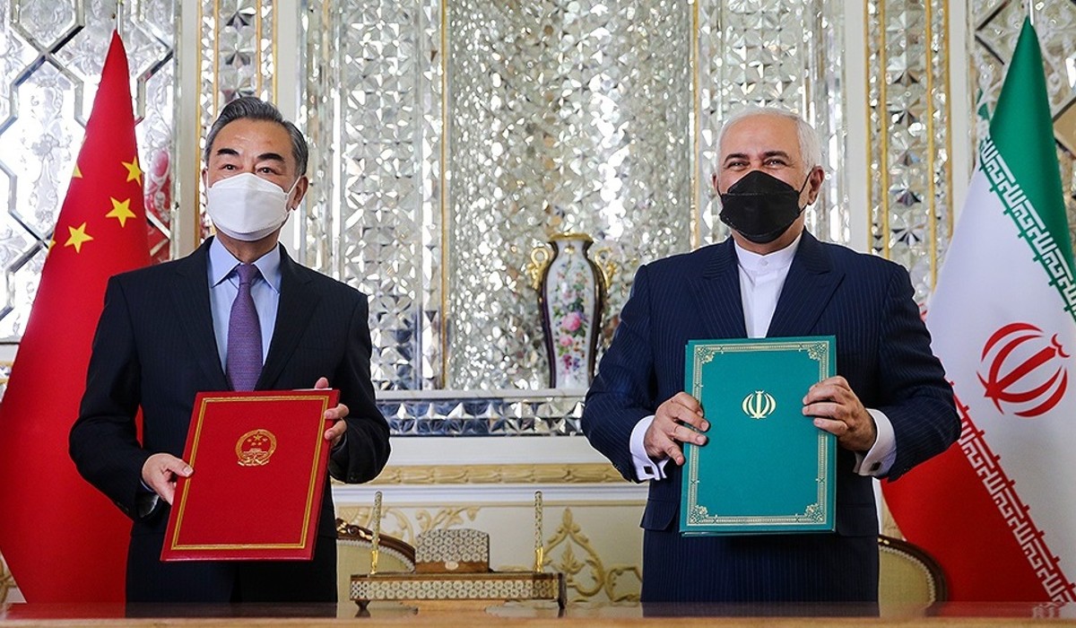 Wang Yi and Mohammad Javad Zarif, 2021