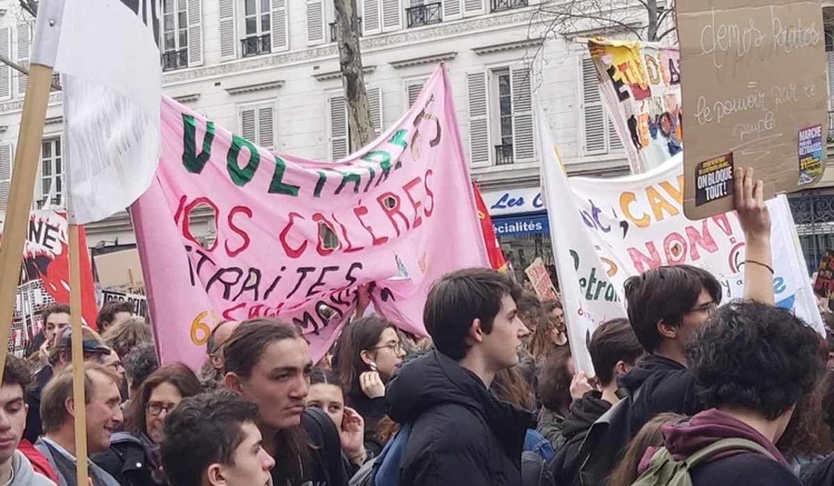 Paris protest, 23 March