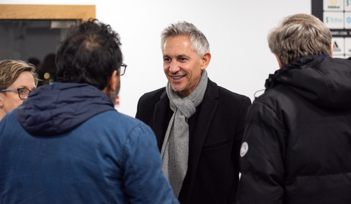 Gary Lineker Fulham FC event 2020