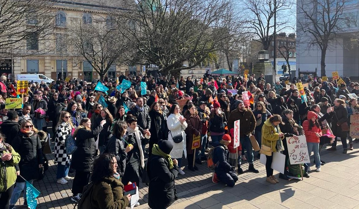 Hackney and Tower Hamlets NEU strike rally