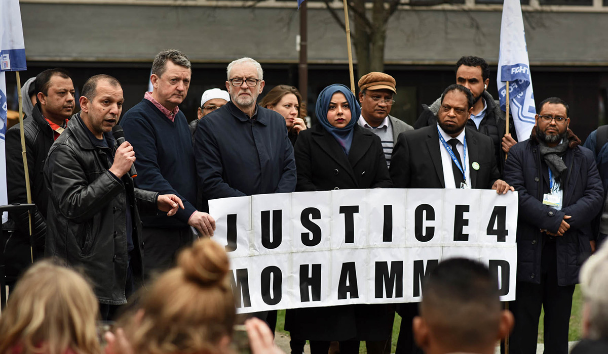 #Justice4Mohammed rally. Photo: Jim Aindow