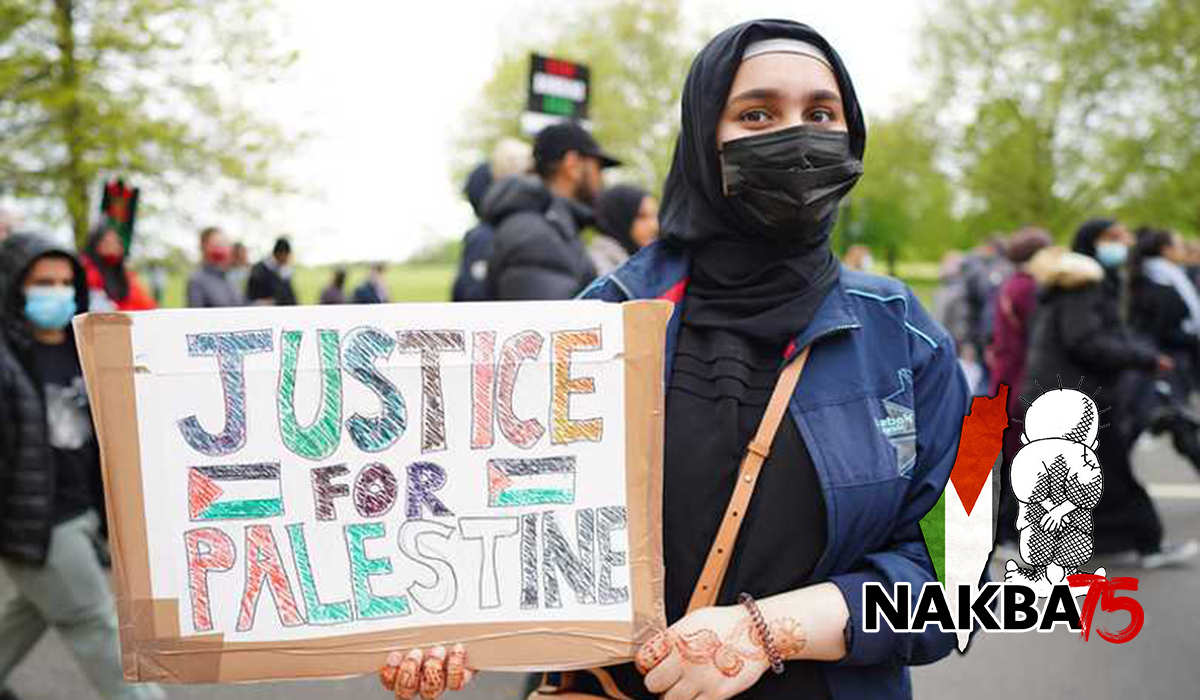 Palestine demonstration, London 2021