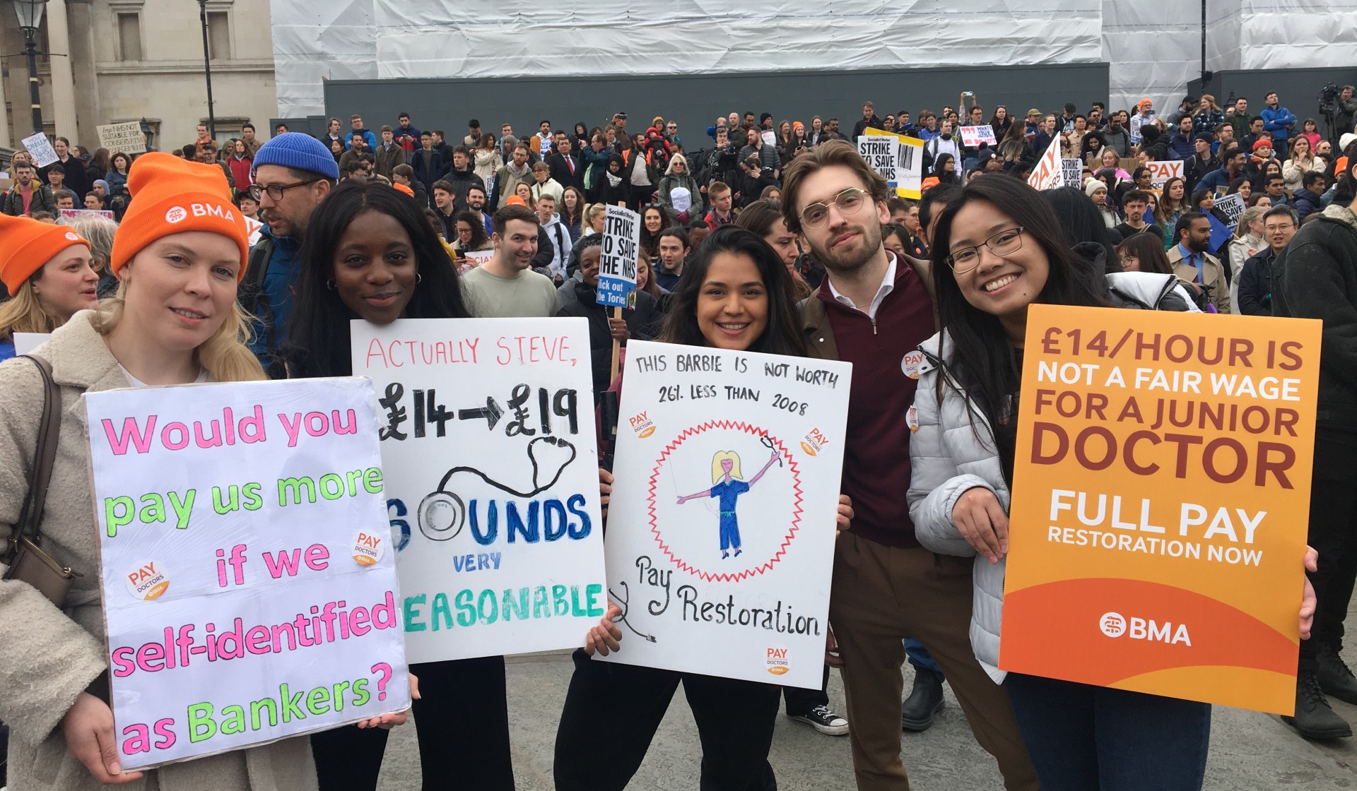 Junior doctors in London