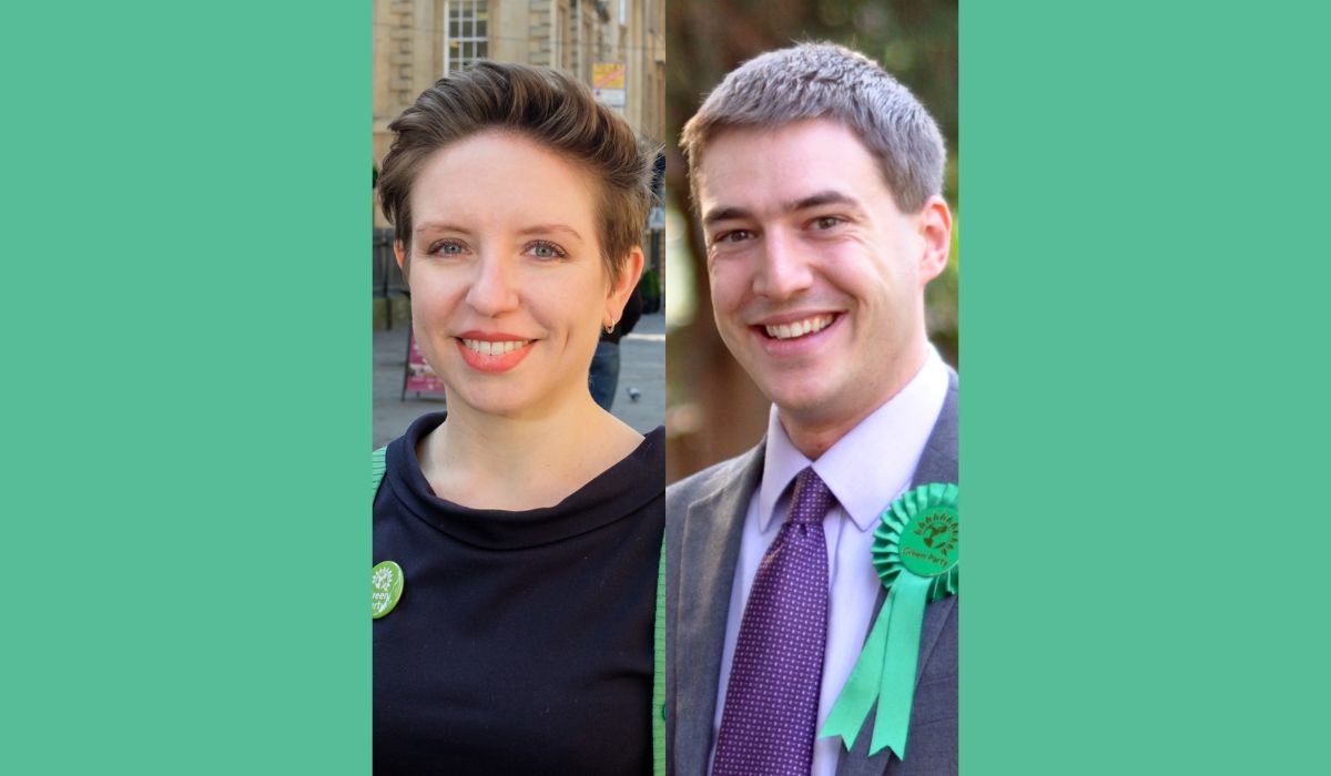 Carla Denyer and Adrian Ramsay co-leaders of Green Party enagland and Wales