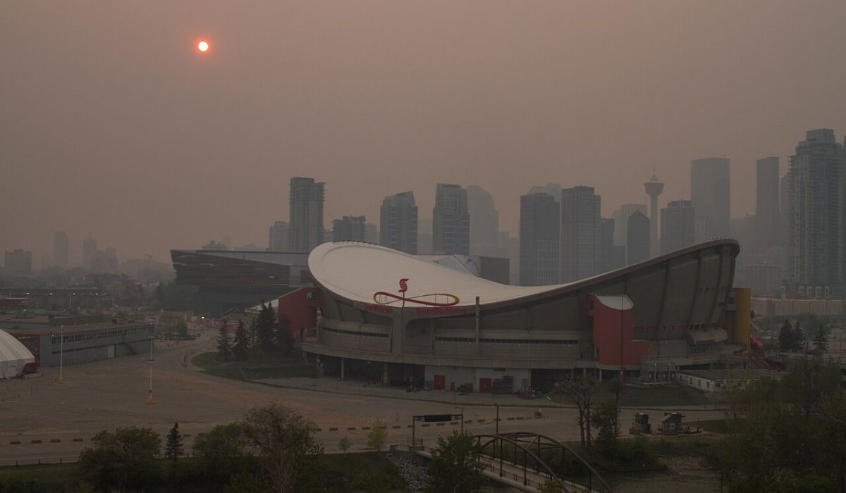 Thick smoke engulfed areas across Canada and the United States.