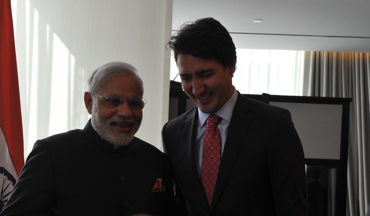 Modi with Trudeau in good spirits