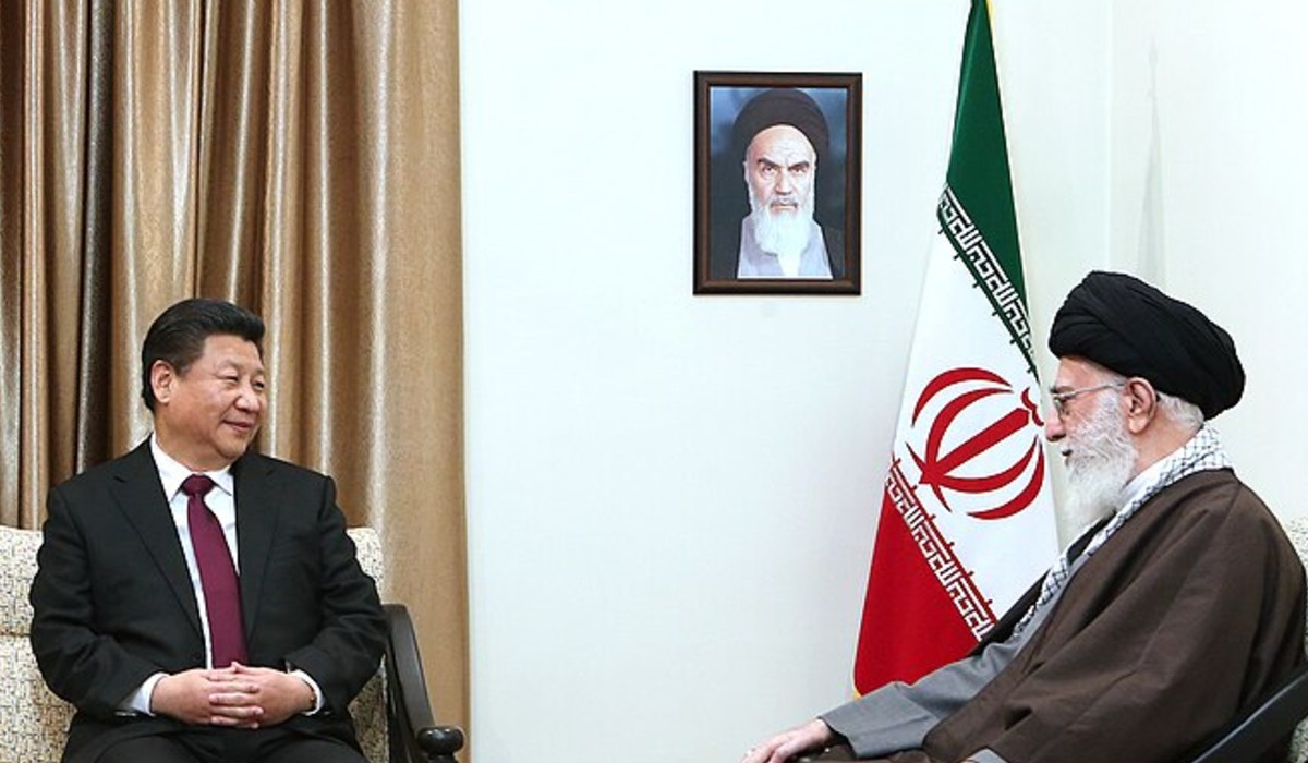 Xi Jinping, and his accompanying delegation met with the Supreme Leader of the Islamic Revolution, Ali Khamenei