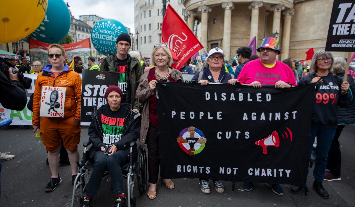 People’s Assembly – Cut War Not Welfare march, London 7th June 2025
