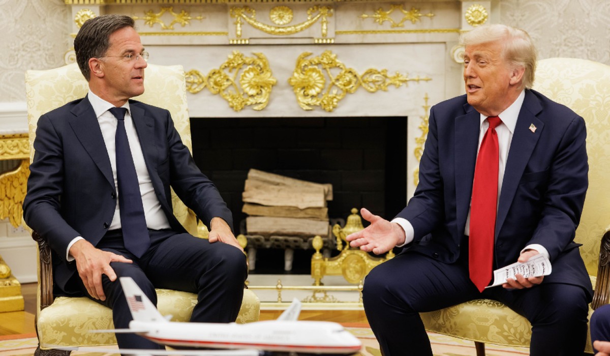 Mark Rutte meets with Donald J. Trump