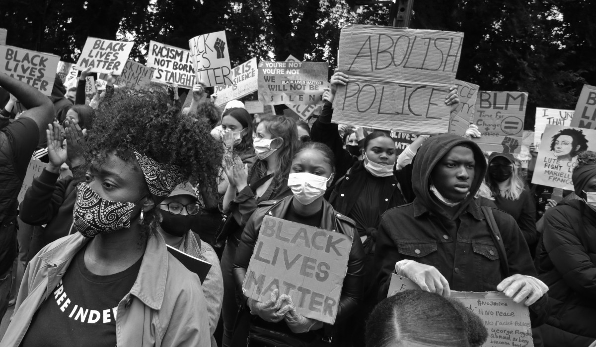 Black Lives Matter protest, London 2020