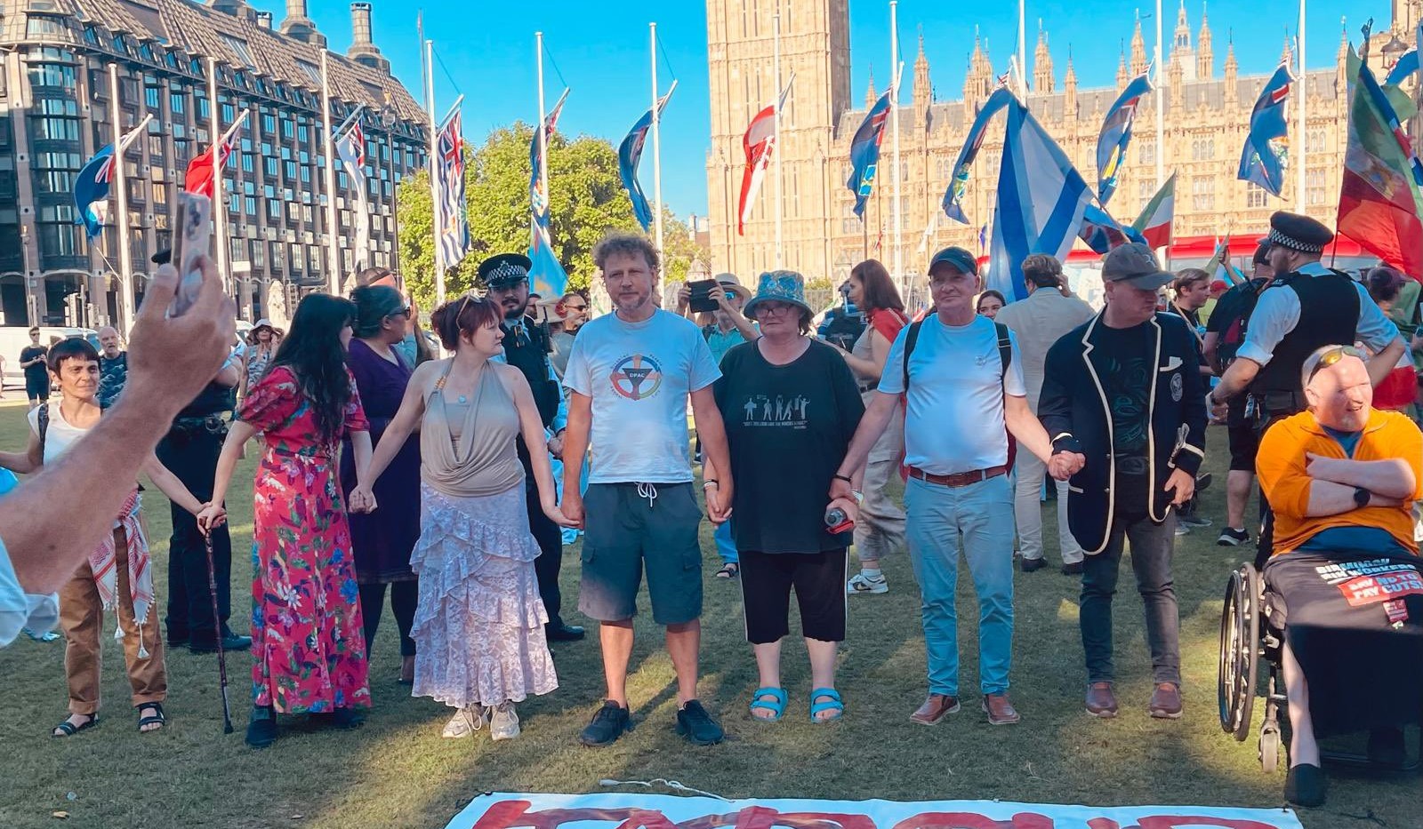 DPAC activists hold firm against aggression from Zionists