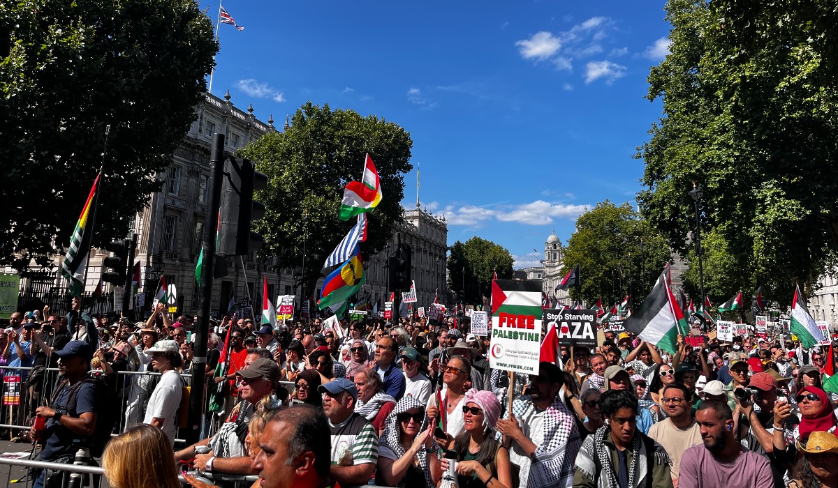 Palestine national demonstration, 9th August