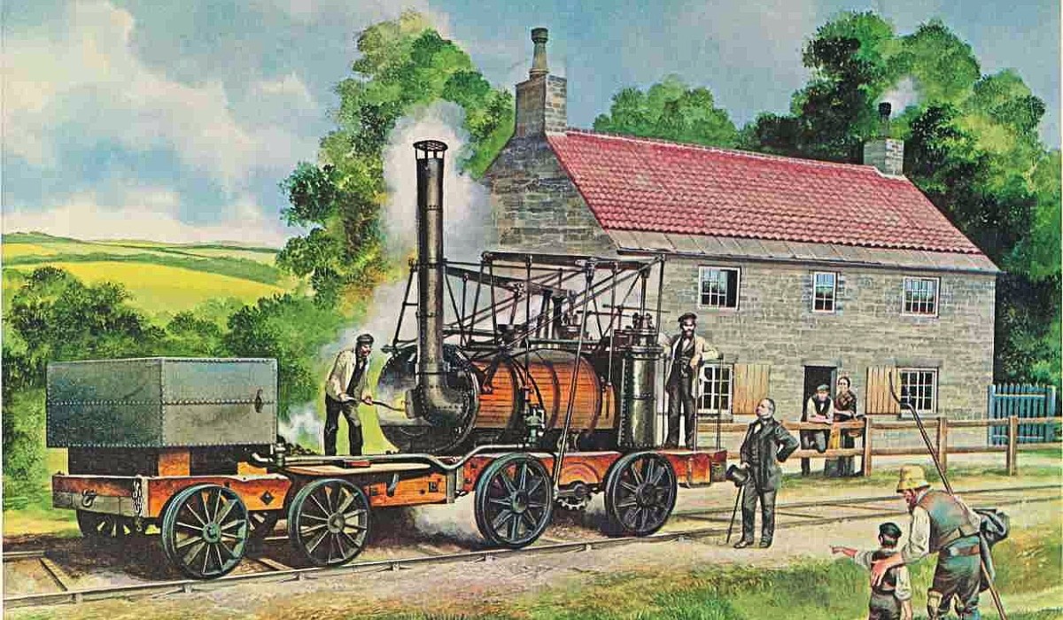 The Stockton Darlington Railway / Art by Rob Embleton