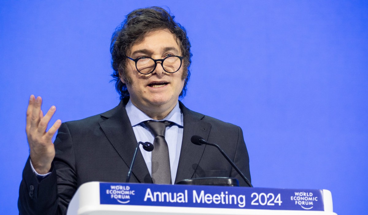 Javier Milei at the World Economic Forum