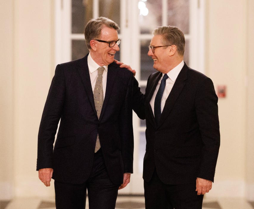 Keir Starmer and Peter Mandelson.
