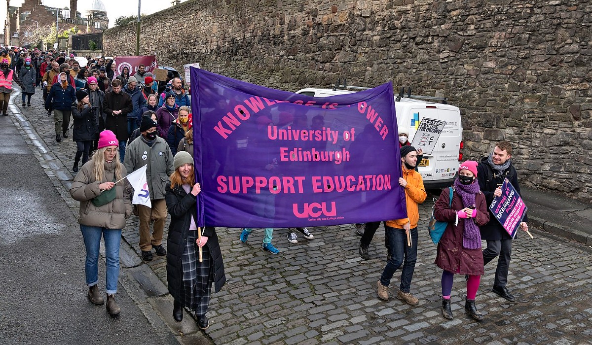 UCU Members in Edinburgh