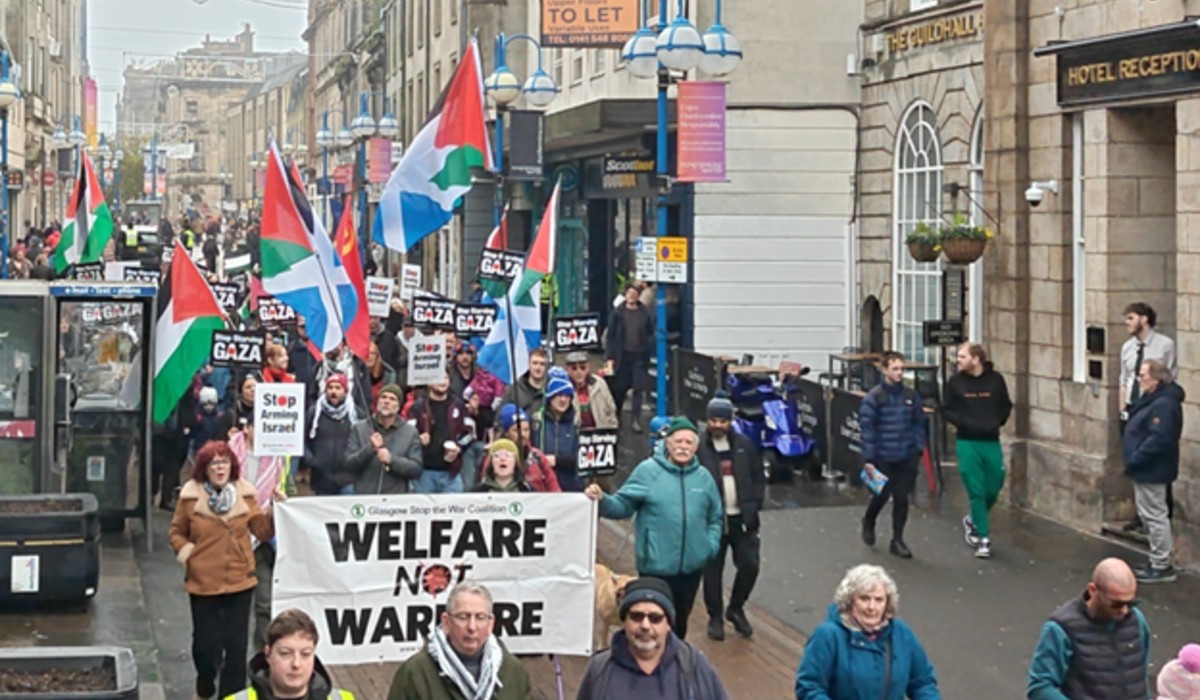 Strong showing for Palestine in Fife