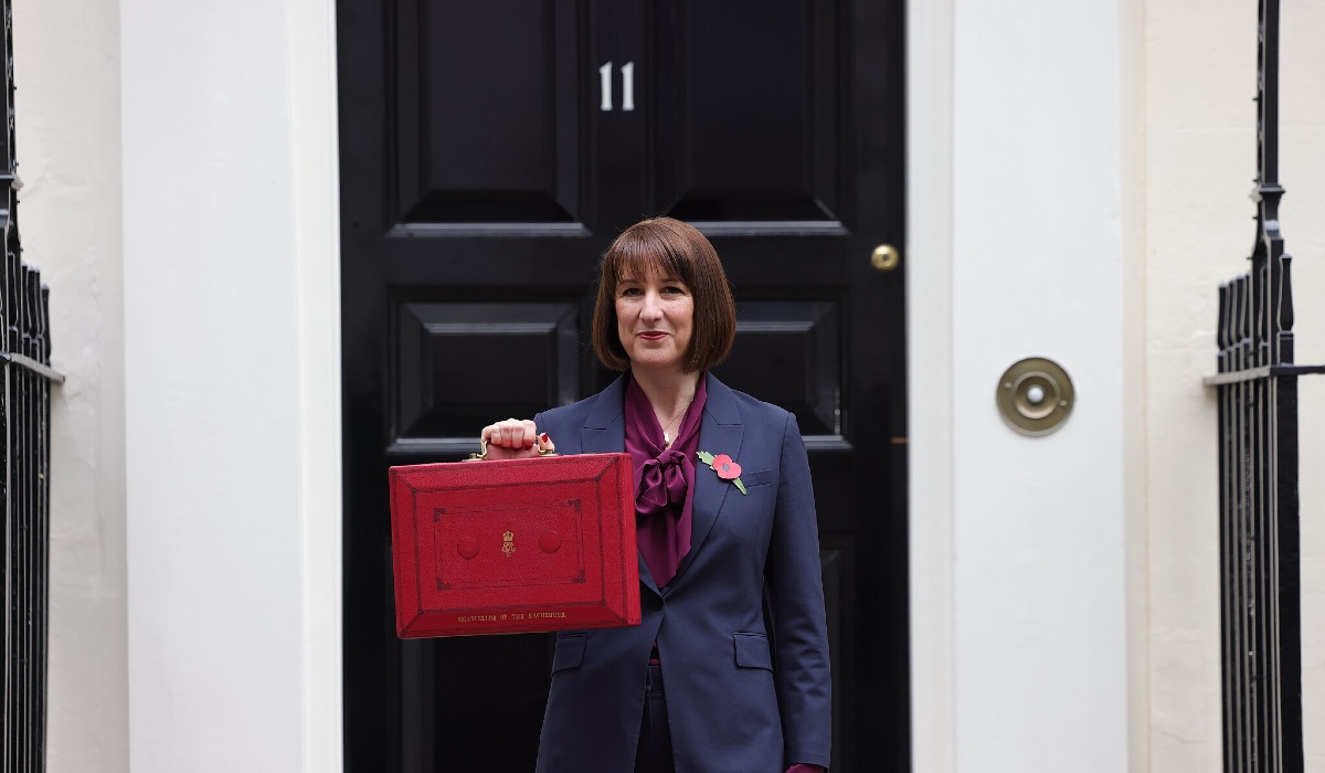 Rachel Reeves delivering the Autumn 2024 Budget