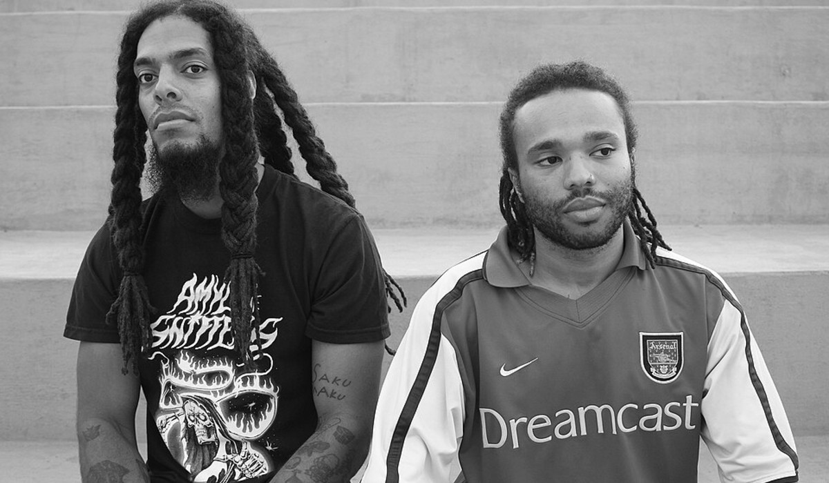 UK grime-punk duo BOB VYLAN in Venice Beach, California - Oct 2022. Photo by Ithaka Darin Pappas