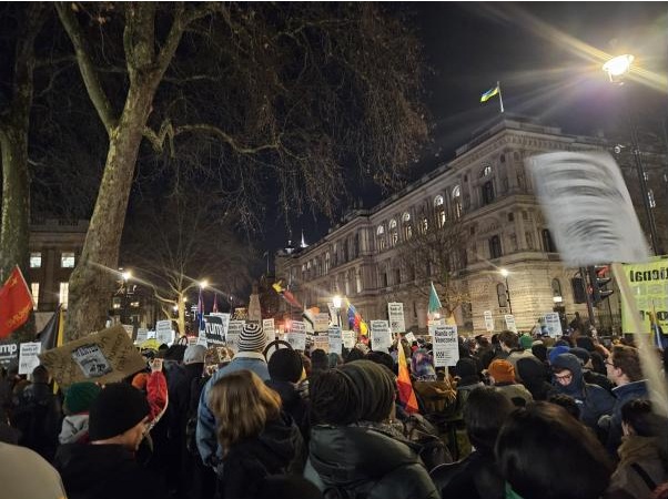 Demonstration in London