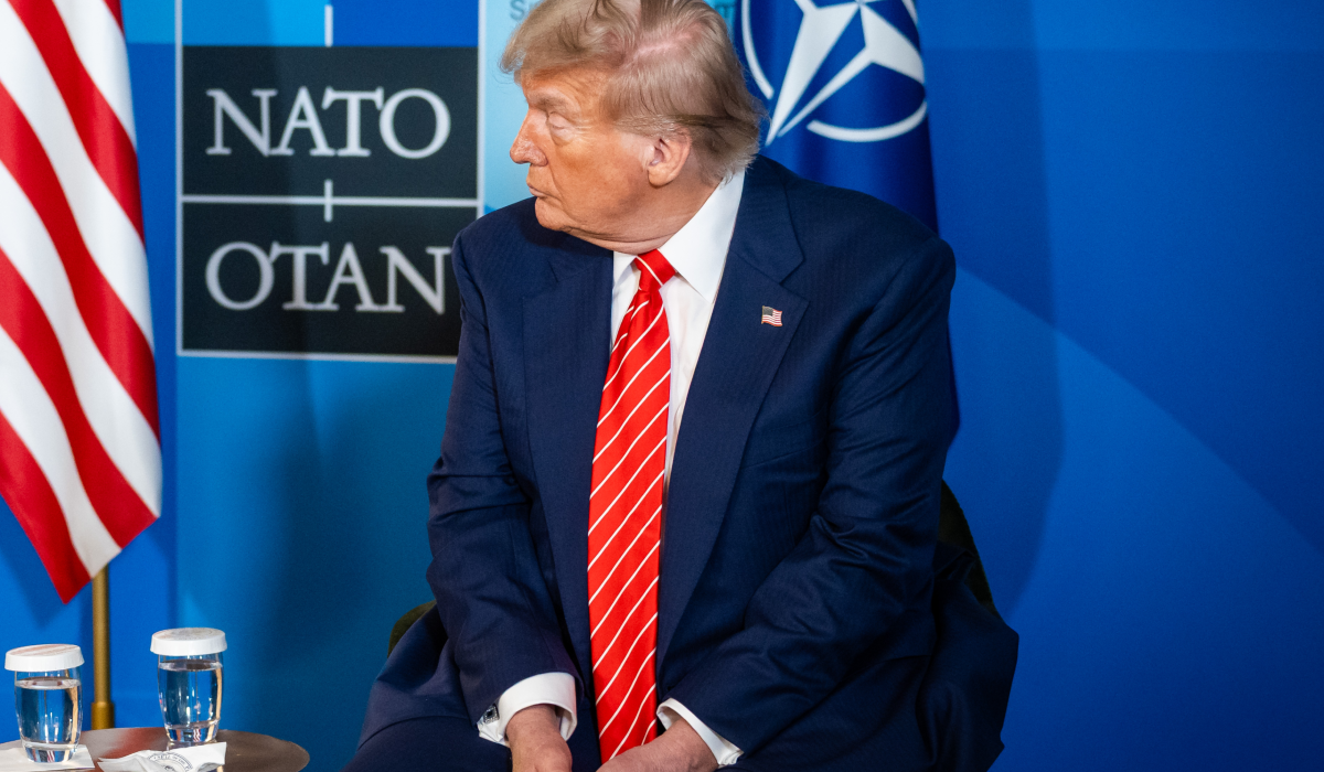 Donald Trump at The Hague, June 2025. Photo: Wikimedia/Martijn Beekman
